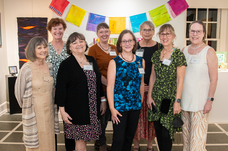 Life-changing year, Threads group art show at Moore Arts Council, Southern Pines, North Carolina 