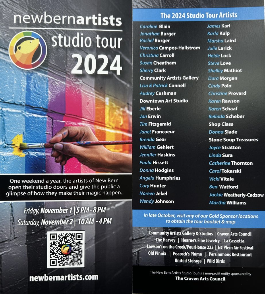 Open Studio Tour, New Bern Artists