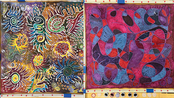 Silk Paintings by Jacqueline Cadzow Designs