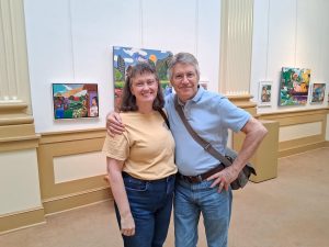 Me & Derek at Eric's Art Opening 